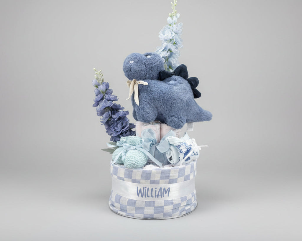 “William” Baby Blue Dinosaur